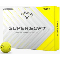 Мячи для гольфа Callaway Supersoft 2025 12 шт, желтые