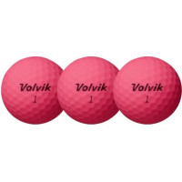 Мячи для гольфа Volvik Vivid XT 12 шт, розовые