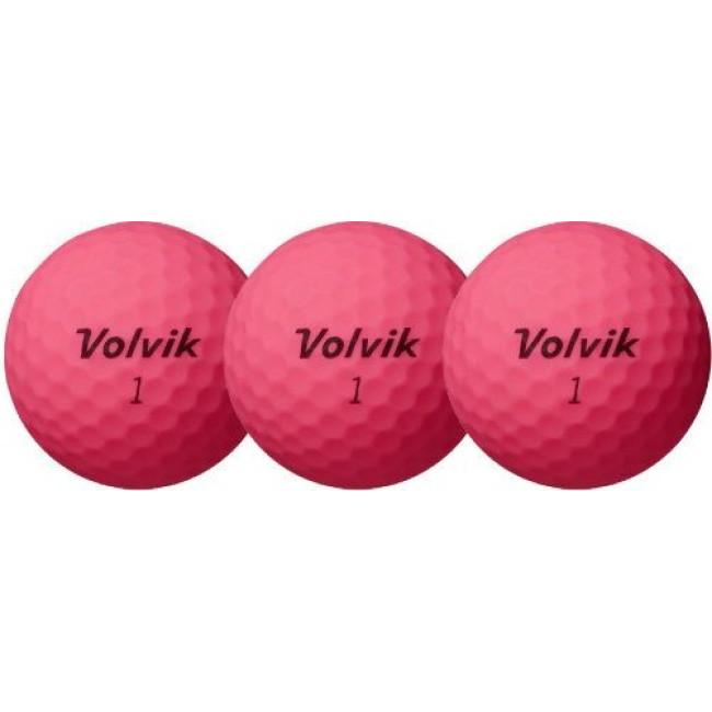 М'ячі для гольфу Volvik Vivid XT 12 шт, рожеві