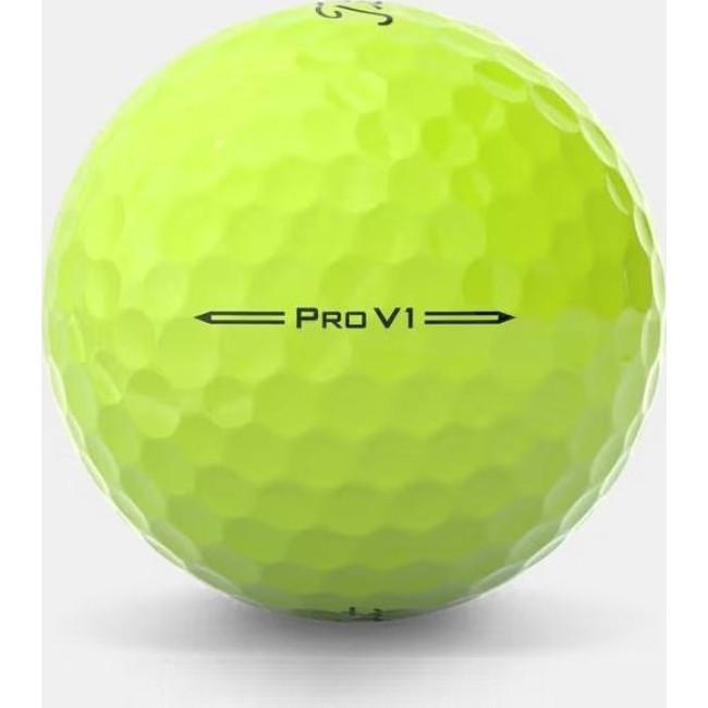 М'ячі для гольфу Titleist Pro V1 12 шт, жовті