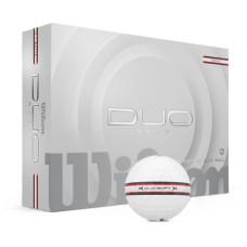 Мячи для гольфа Wilson Staff Duo Soft 2025 TRK360 12 шт, белые