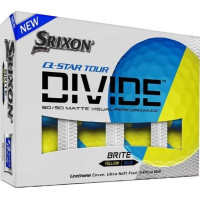 М'ячі для гольфу Srixon Q-Star Tour Divide 12 шт, жовто-блакитні