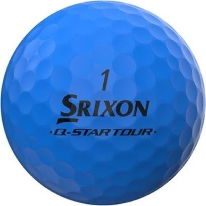 Мячи для гольфа Srixon Q-Star Tour Divide 12 шт, желто-голубые