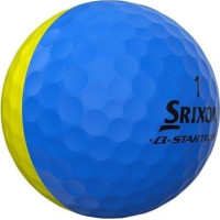 М'ячі для гольфу Srixon Q-Star Tour Divide 12 шт, жовто-блакитні