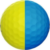 М'ячі для гольфу Srixon Q-Star Tour Divide 12 шт, жовто-блакитні