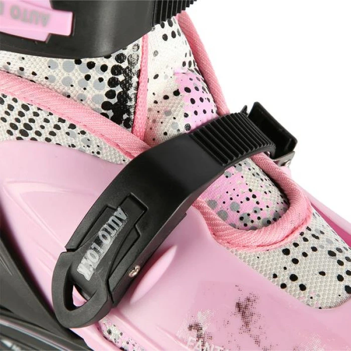 Ролики/Катки NH18331 4в1 NILS EXTREME - размер M (35-38)/ розовый