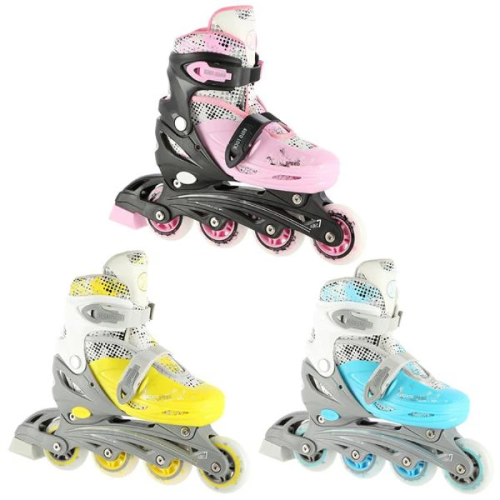 Ролики/Катки NH18331 4в1 NILS EXTREME - размер M (35-38)/ розовый