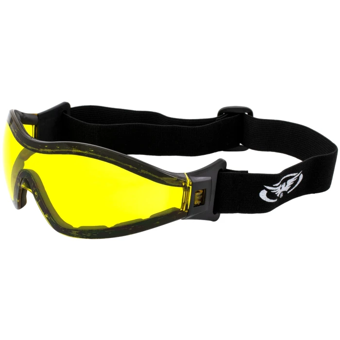 Очки защитные с уплотнителем Global Vision Z-33 (yellow) Anti-Fog, желтые