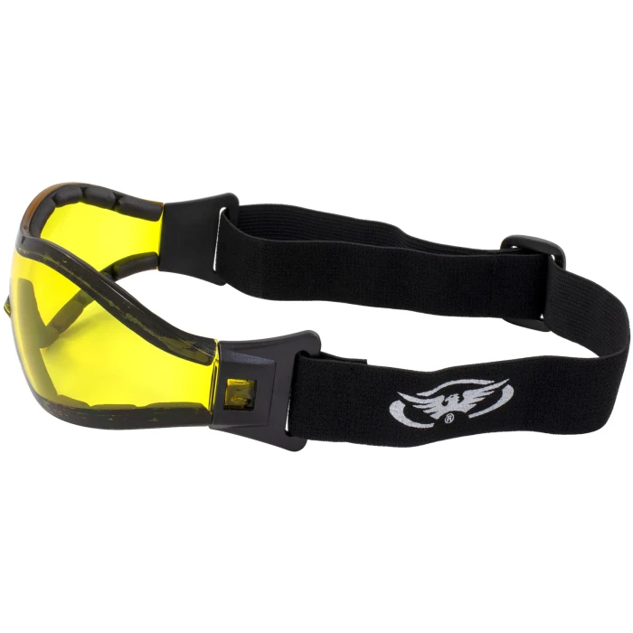 Очки защитные с уплотнителем Global Vision Z-33 (yellow) Anti-Fog, желтые