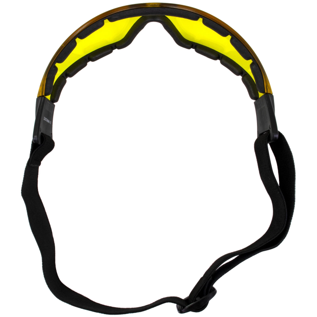 Окуляри захисні з ущільнювачем Global Vision Z-33 (yellow) Anti-Fog, жовті
