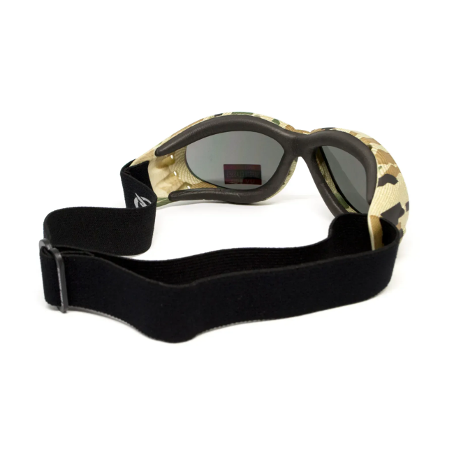 Окуляри захисні з ущільнювачем Global Vision Eliminator Camo Pixel, сірі