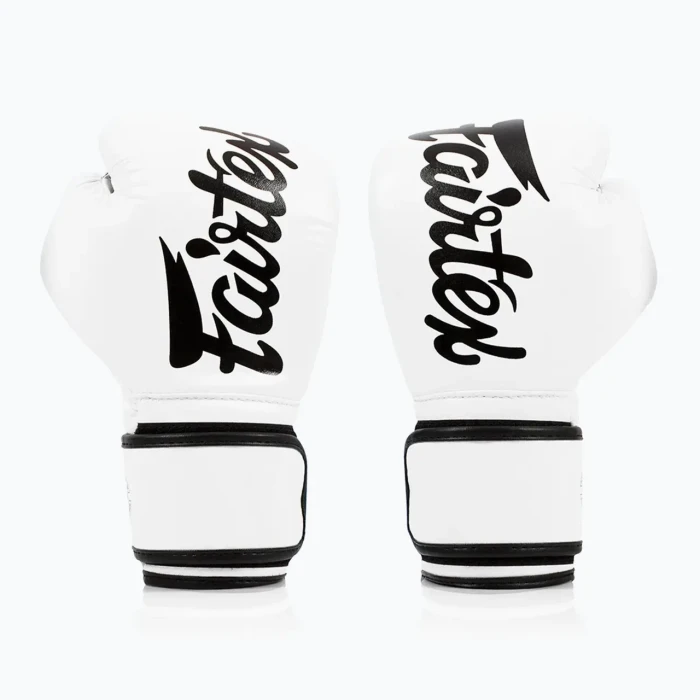 Рукавички боксерські з бинтами Fairtex BGV14 16 унцій, білі