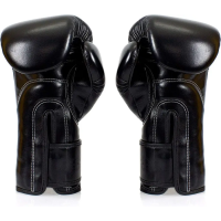 Рукавички боксерські з бинтами Fairtex BGV14SB 12 унцій, чорні