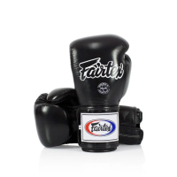 Перчатки боксерские с бинтами Fairtex Super Sparring BGV5 10 унций, черные