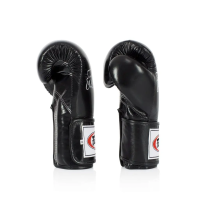 Перчатки боксерские с бинтами Fairtex Super Sparring BGV5 10 унций, черные