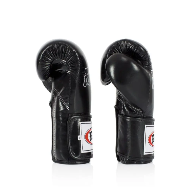 Рукавички боксерські з бинтами Fairtex Super Sparring BGV5 10 унцій, чорні