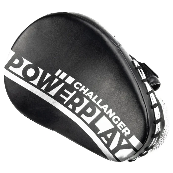 Лапи боксерські PowerPlay 3041 Challanger чорно-білі