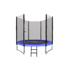 Батут SkyRamiz с наружной сеткой 8 футов 244 см черно-синий
