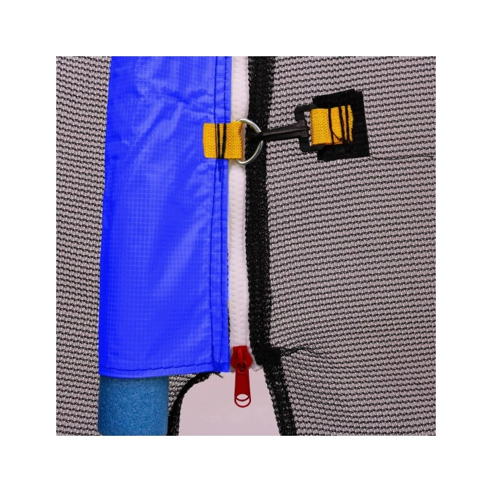 Батут SkyRamiz с наружной сеткой 8 футов 244 см черно-синий