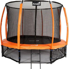 Батут Jumpi Maxy Comfort Plus с внутренней сеткой 12,5 футов 374 см оранжевый