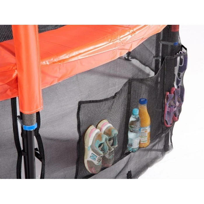 Батут Jumpi Maxy Comfort Plus с внутренней сеткой 12,5 футов 374 см оранжевый