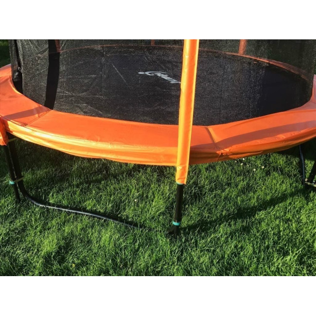 Батут Jumpi Maxy Comfort Plus с внутренней сеткой 12,5 футов 374 см оранжевый