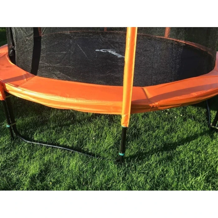 Батут Jumpi Maxy Comfort Plus с внутренней сеткой 12,5 футов 374 см оранжевый