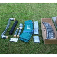 Батут MASTER Super без сітки 426 см блакитний