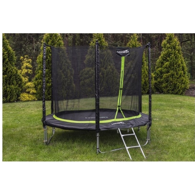 Батут Lean Sport Pro с внутренней сеткой 10 футов 305 см черный