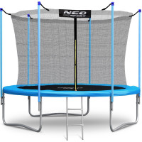 Батут Neo-Sport NS-10W181 з внутрішньою сіткою 10 фуітв 312 см блакитний