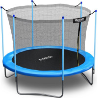 Батут Neo-Sport NS-10W181 з внутрішньою сіткою 10 фуітв 312 см блакитний