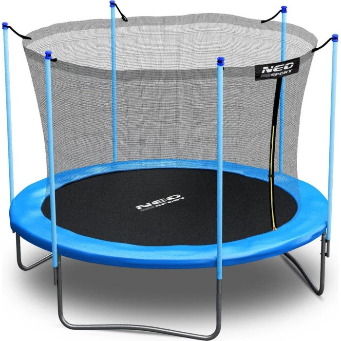 Батут Neo-Sport NS-10W181 с внутренней сеткой 10 фуит 312 см голубой