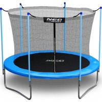 Батут Neo-Sport NS-10W181 з внутрішньою сіткою 10 фуітв 312 см блакитний