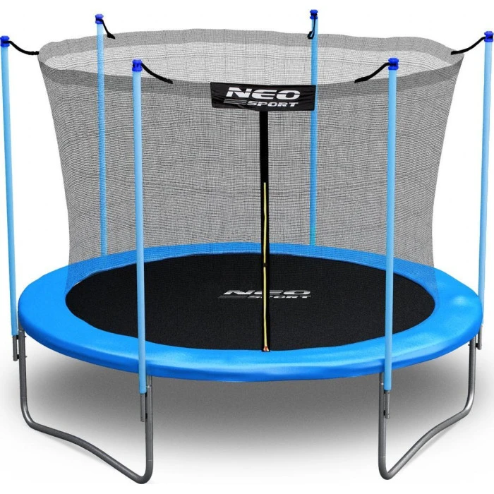 Батут Neo-Sport NS-10W181 с внутренней сеткой 10 фуит 312 см голубой