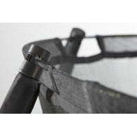 Батут Salta Premium Black Edition с внутренней сеткой 13 футов 396 см черный