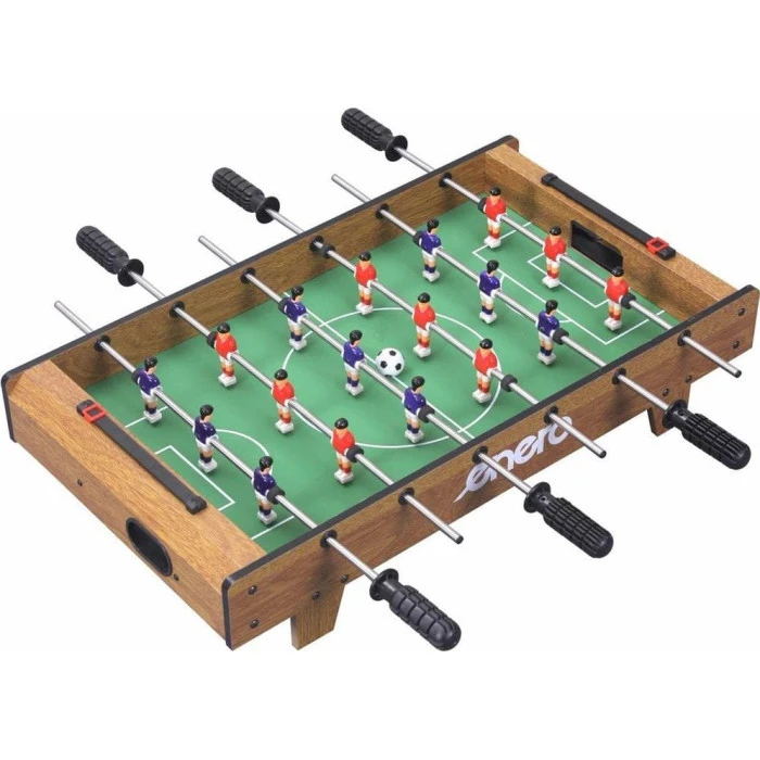 Настольный футбол ENERO, 64 x 36 x 14 см – деревянный.