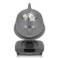 Крісло-гойдалка Lionelo BLOSSOM GREY CONCRETE