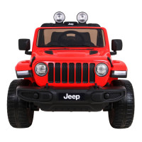 Детская аккумуляторная машинка Jeep Wrangler Rubicon Красная