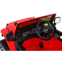 Детская аккумуляторная машинка Jeep Wrangler Rubicon Красная