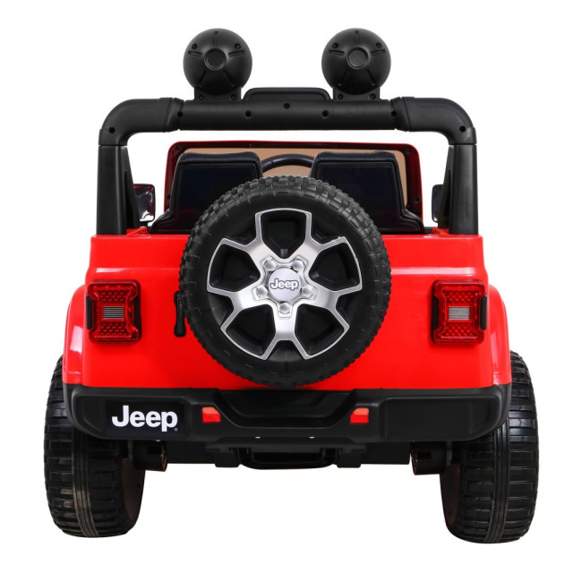 Детская аккумуляторная машинка Jeep Wrangler Rubicon Красная