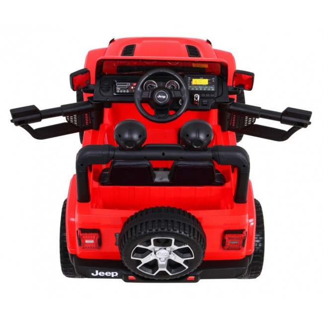 Детская аккумуляторная машинка Jeep Wrangler Rubicon Красная