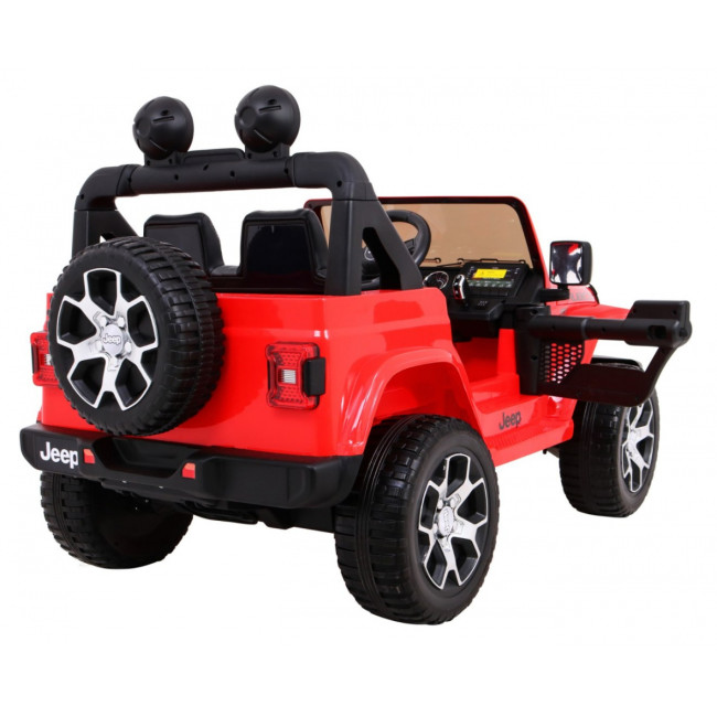 Детская аккумуляторная машинка Jeep Wrangler Rubicon Красная