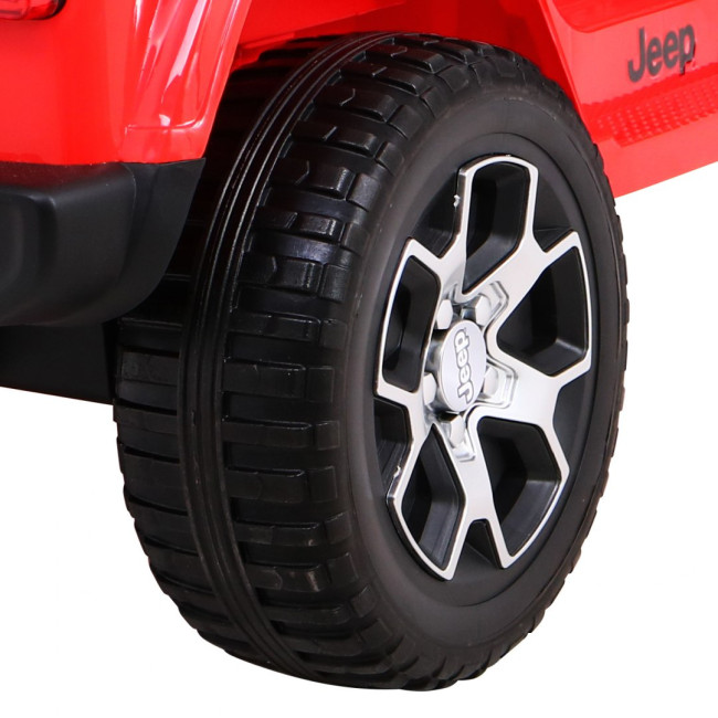 Детская аккумуляторная машинка Jeep Wrangler Rubicon Красная