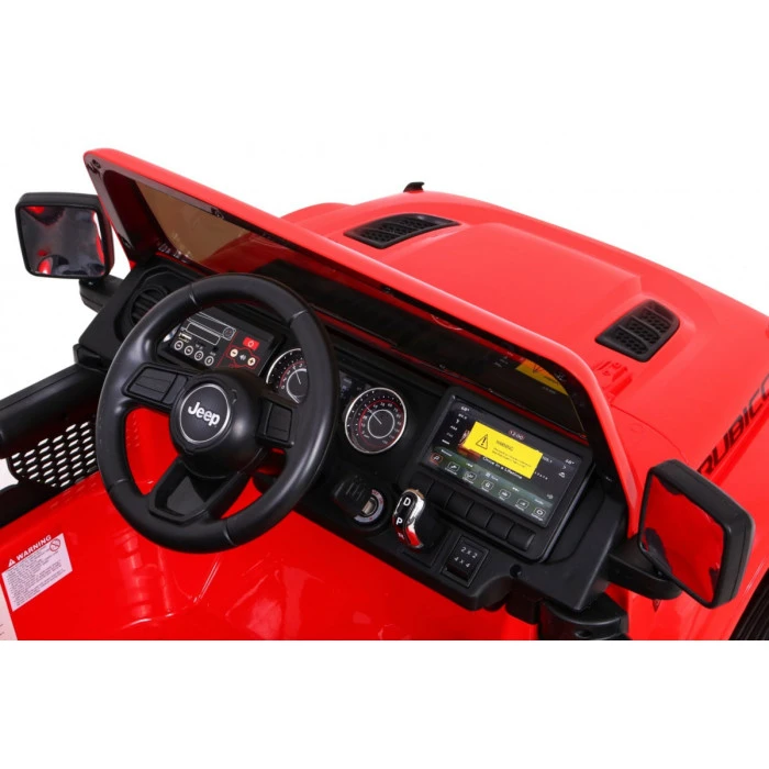Дитяча акумуляторна машинка Jeep Wrangler Rubicon Червона