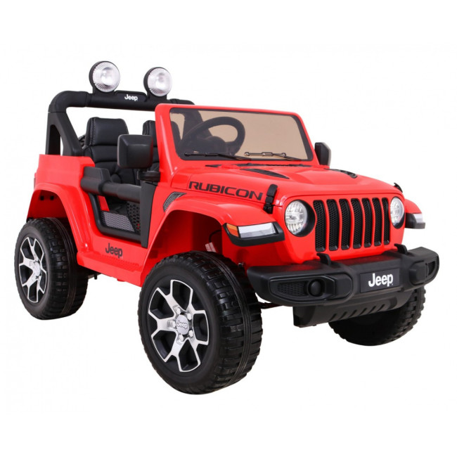 Детская аккумуляторная машинка Jeep Wrangler Rubicon Красная