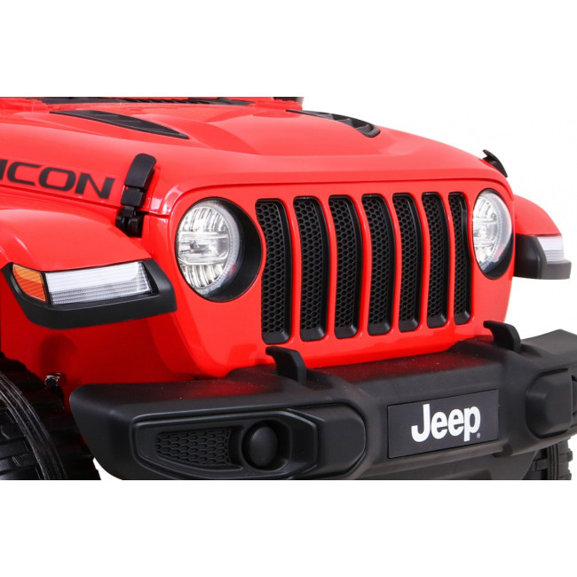 Детская аккумуляторная машинка Jeep Wrangler Rubicon Красная