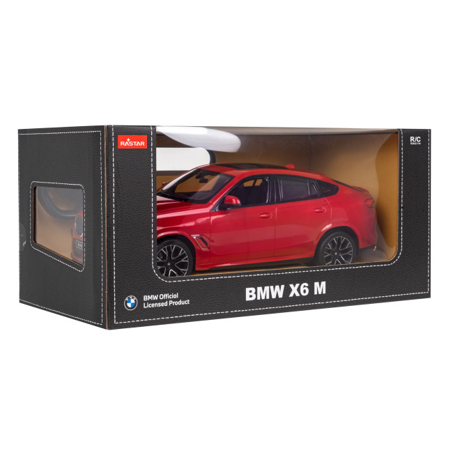 BMW X6 M красный RASTAR модель 1:14 Автомобиль дистанционного управления + пульт 2,4 ГГц
