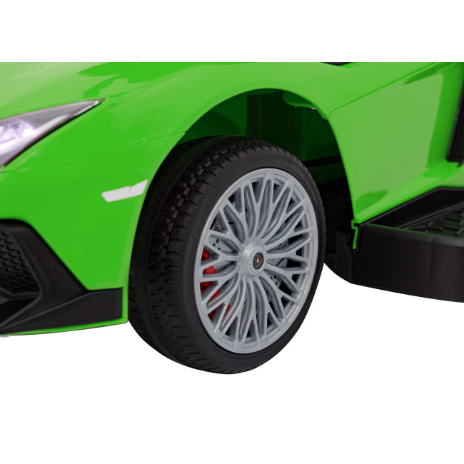 Детский толокарь Lamborghini Aventador SV Зеленый