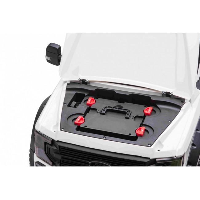 Дитяча акумуляторна машинка Ford Super Duty Біла