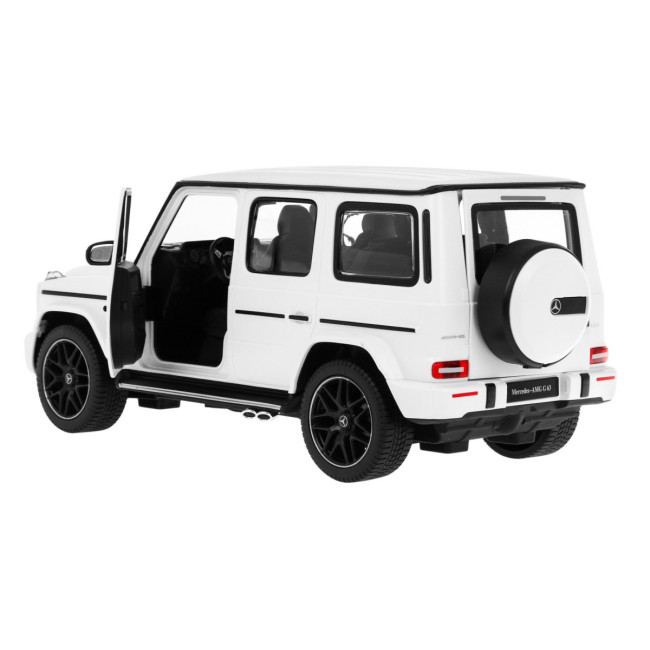 Автомобиль на дистанционном управлении + пульт 2,4 ГГц Mercedes-AMG G63 белый RASTAR модель 1:14